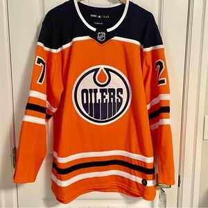 BNWT Official Adidas Edmonton Oilers Home Jersey Milan Lucic Size 56 2XL XXL NEW